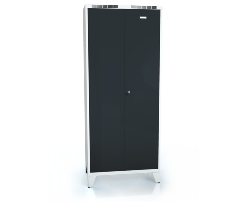 High volume cloakroom locker ALDUR 1 with feet 1920 x 800 x 500